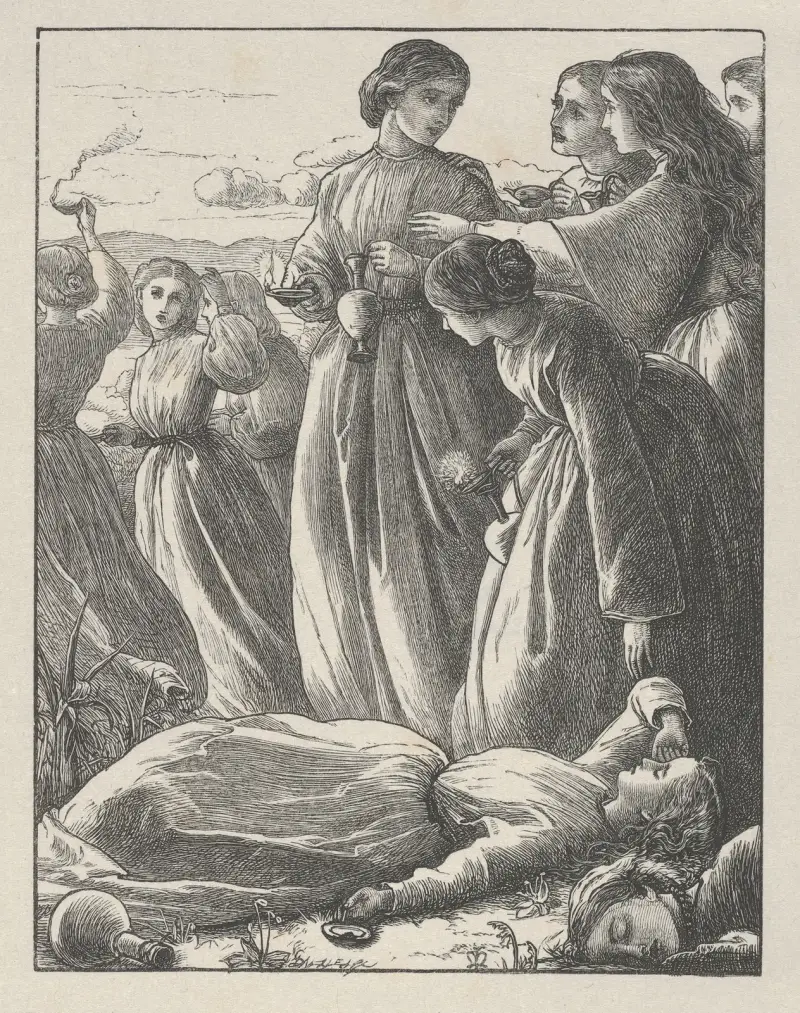 The Parable of the Ten Virgins av Sir John Everett Millais
