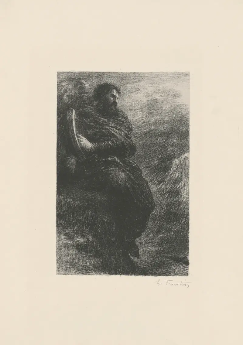 Harold en Italie. Dans les montagnes av Henri Fantin-Latour