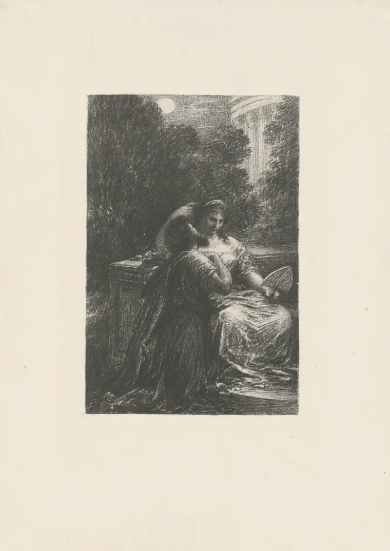 Les Troyens à Carthage. Acte III. Duo d’amour av Henri Fantin-Latour