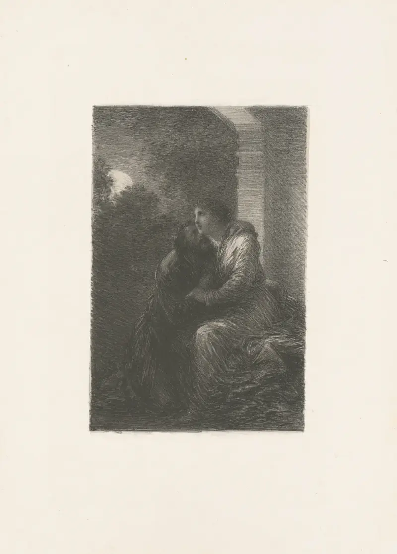 Lohengrin. Acte III. Scène d’amour av Henri Fantin-Latour