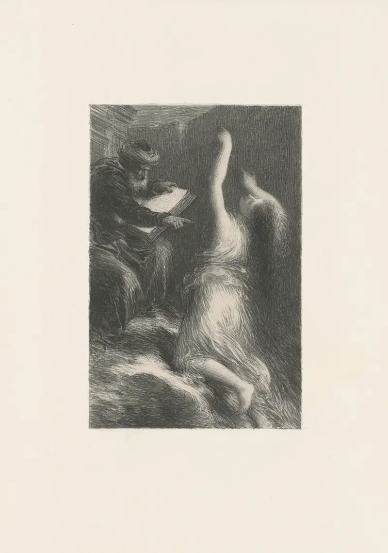 Parsifal. Acte II. Évocation de Kundry av Henri Fantin-Latour