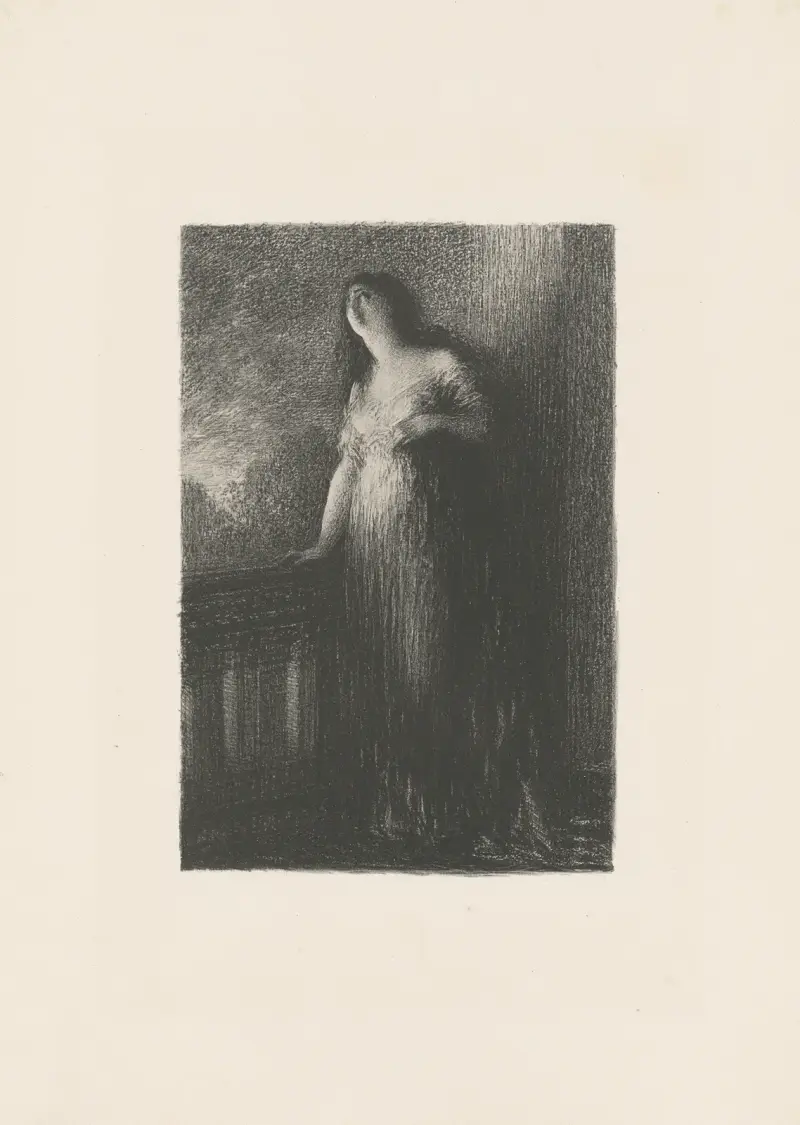 Romeo och Julia. Förtroende i natten av Henri Fantin-Latour