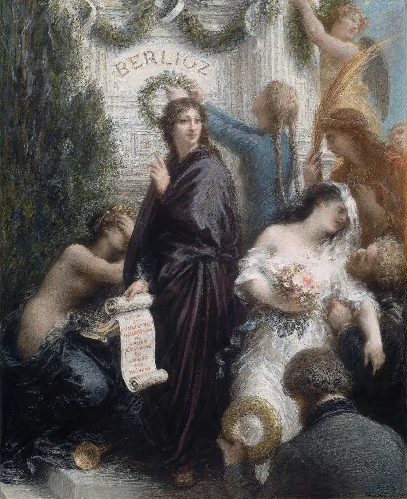 Der Jahrestag (Hommage an Hector Berlioz) von Henri Fantin-Latour