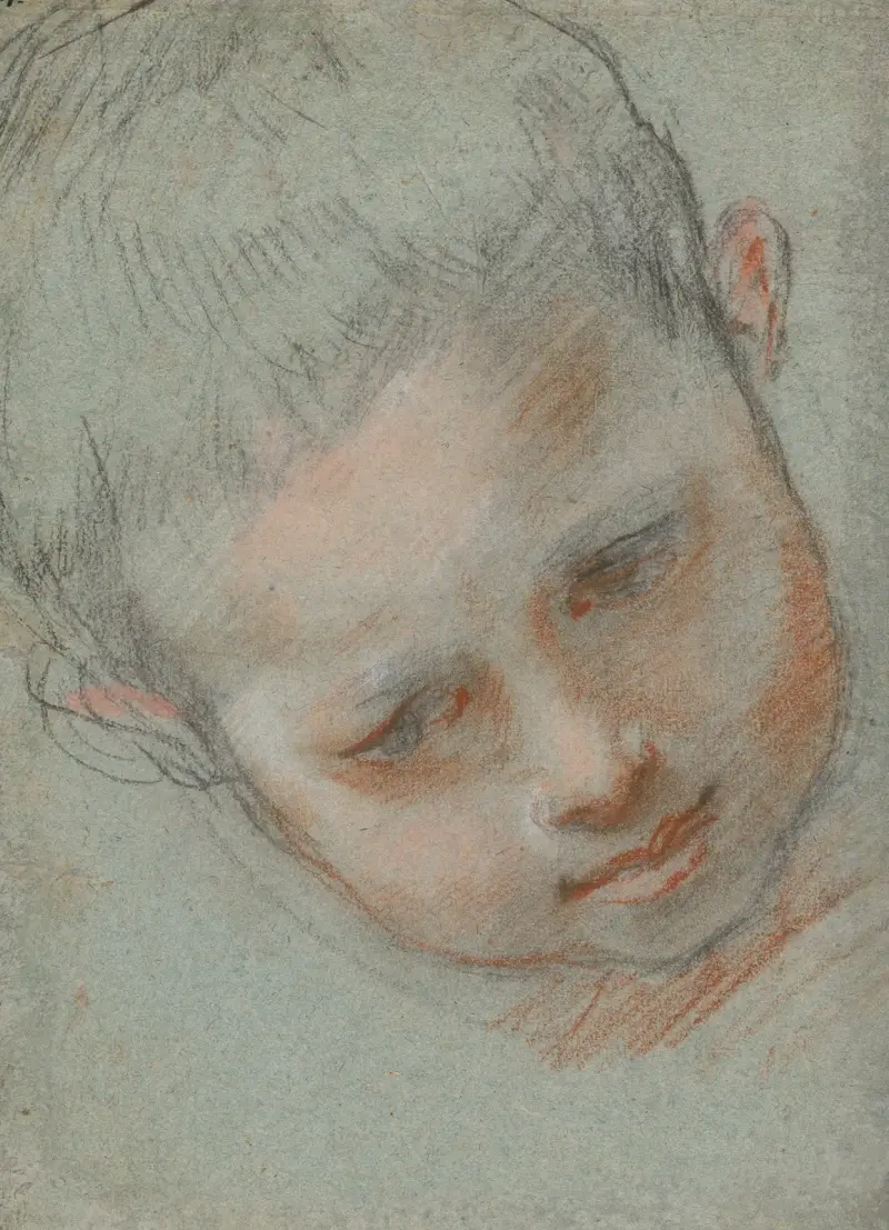 Head of a Boy av Federico Barocci