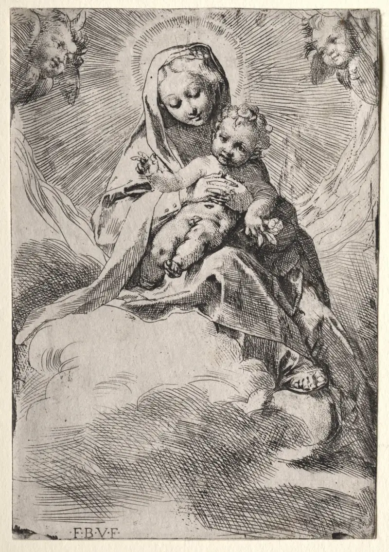 Madona v oblacích, Federico Barocci