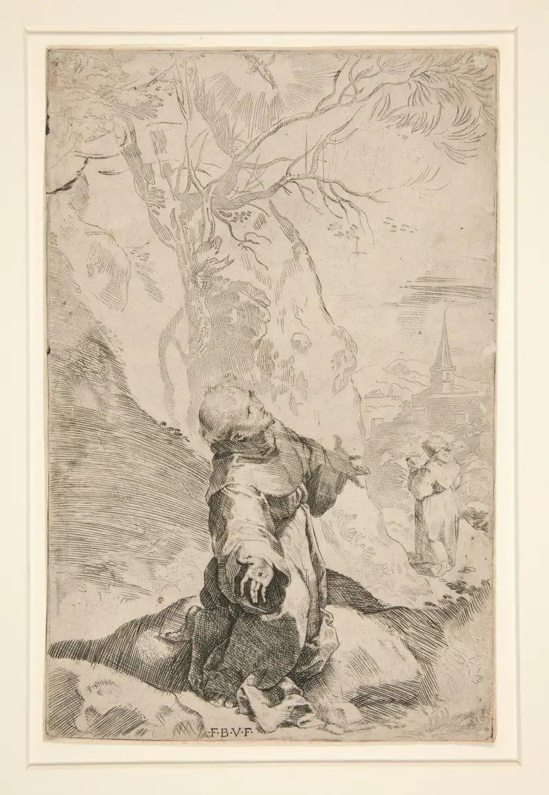 Saint Francis Receiving the Stigmata av Federico Barocci