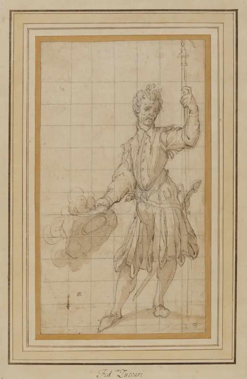 En schweizergardist av Federico Zuccaro