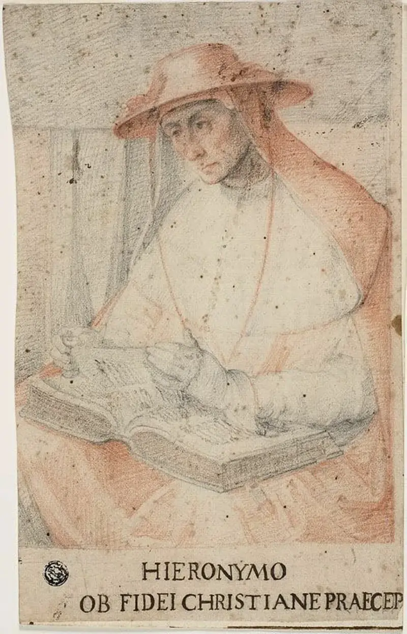 Sankt Hieronymus av Federico Zuccaro