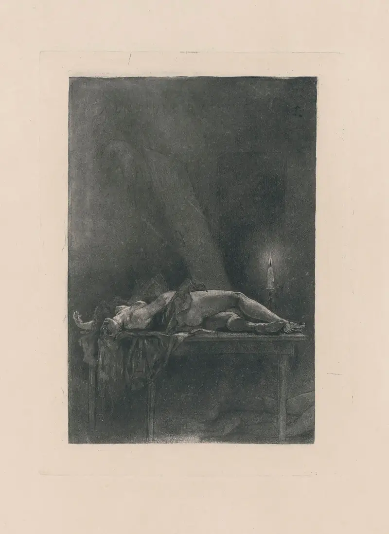 Vid en ateistisk middag av Félicien Rops
