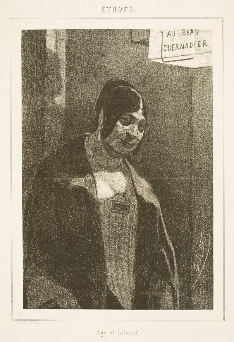 Ålder och frihet av Félicien Rops
