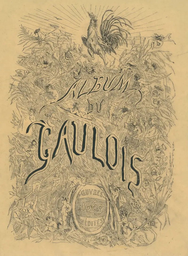 Album du Gaulois – titelblad av Félicien Rops