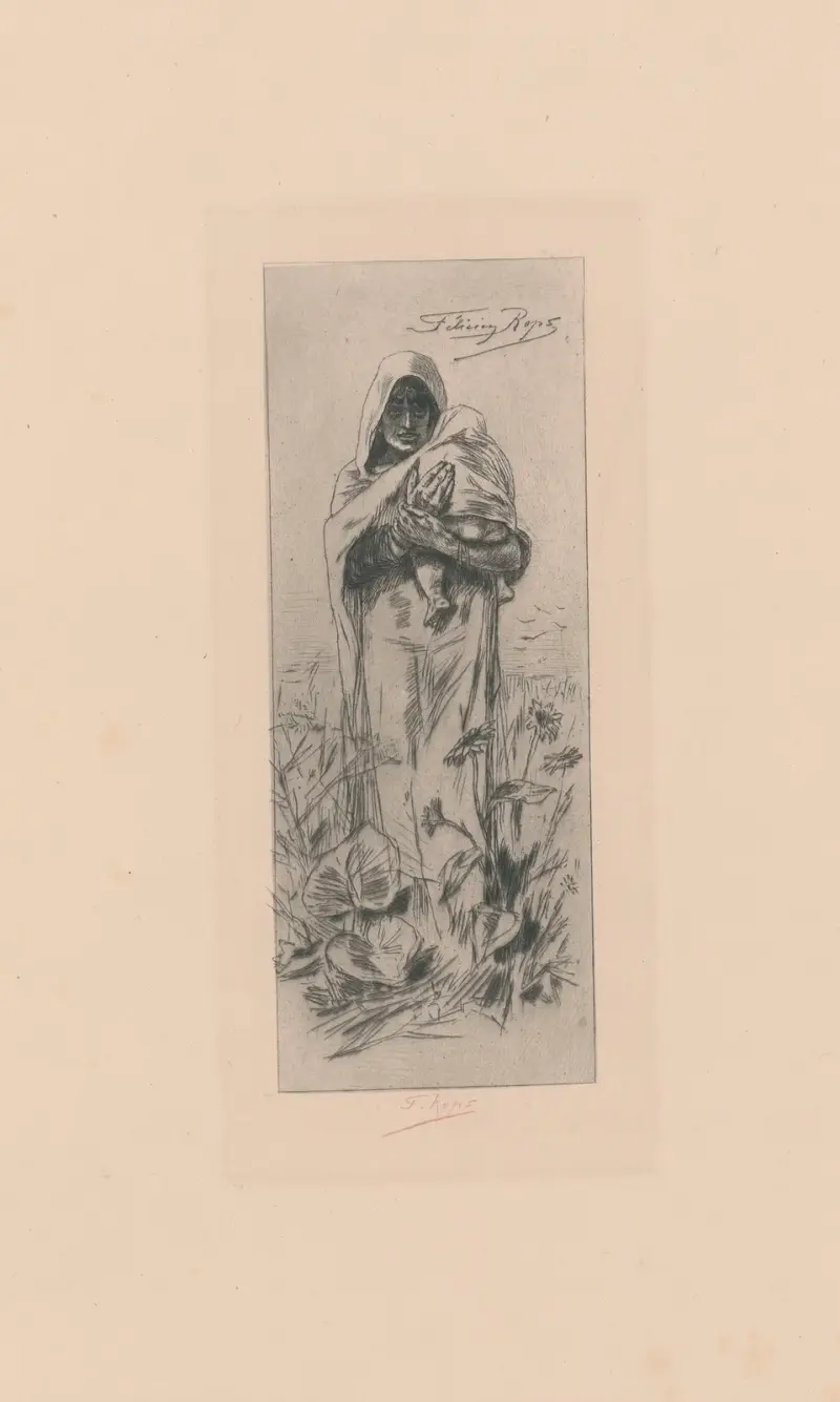 På Puszta av Félicien Rops