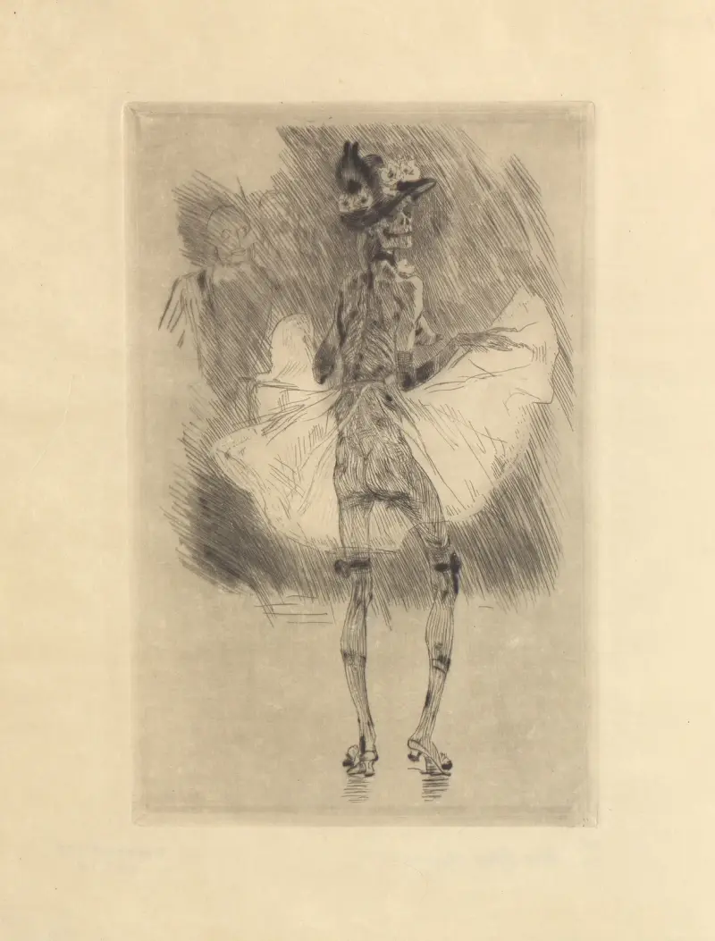 De dansande döda av Félicien Rops