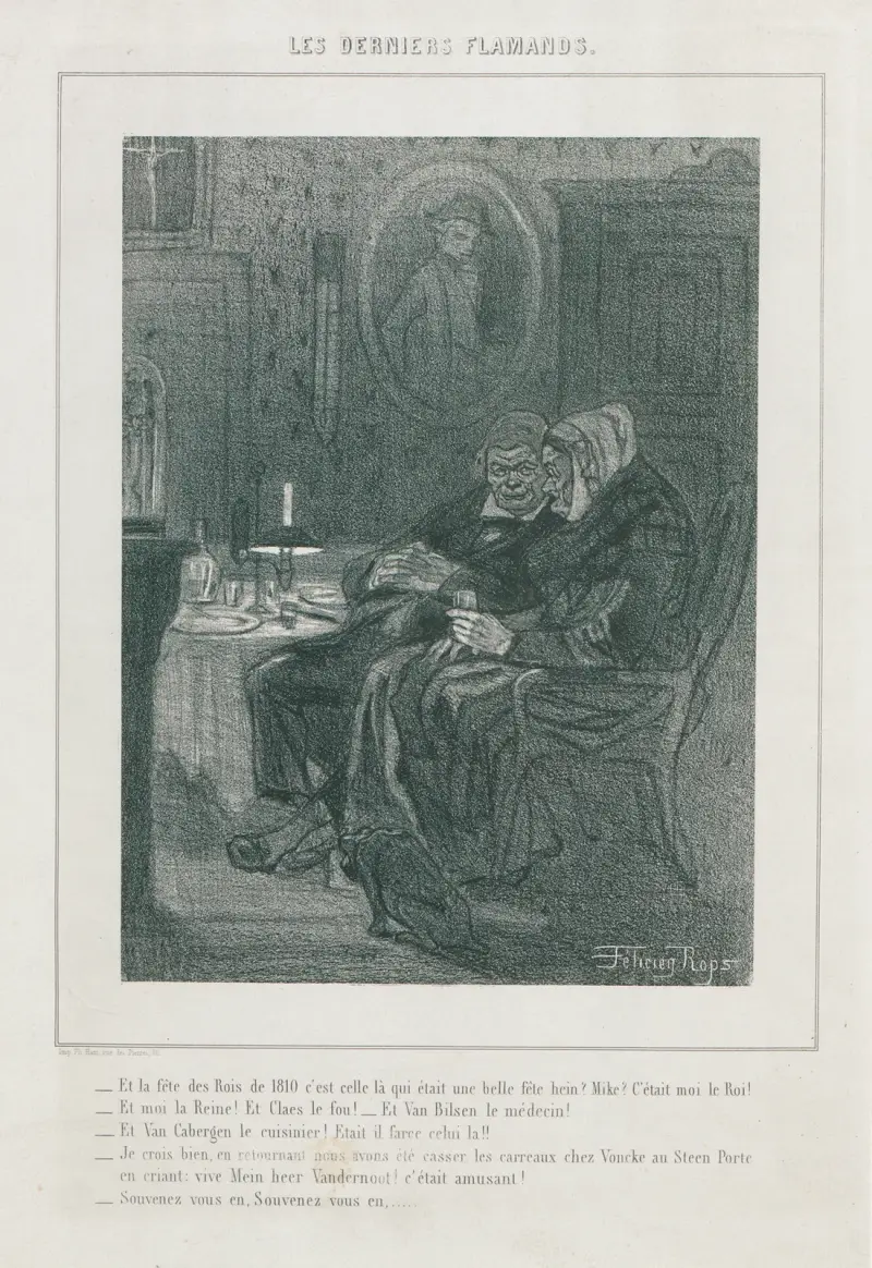 De sista flamländarna av Félicien Rops