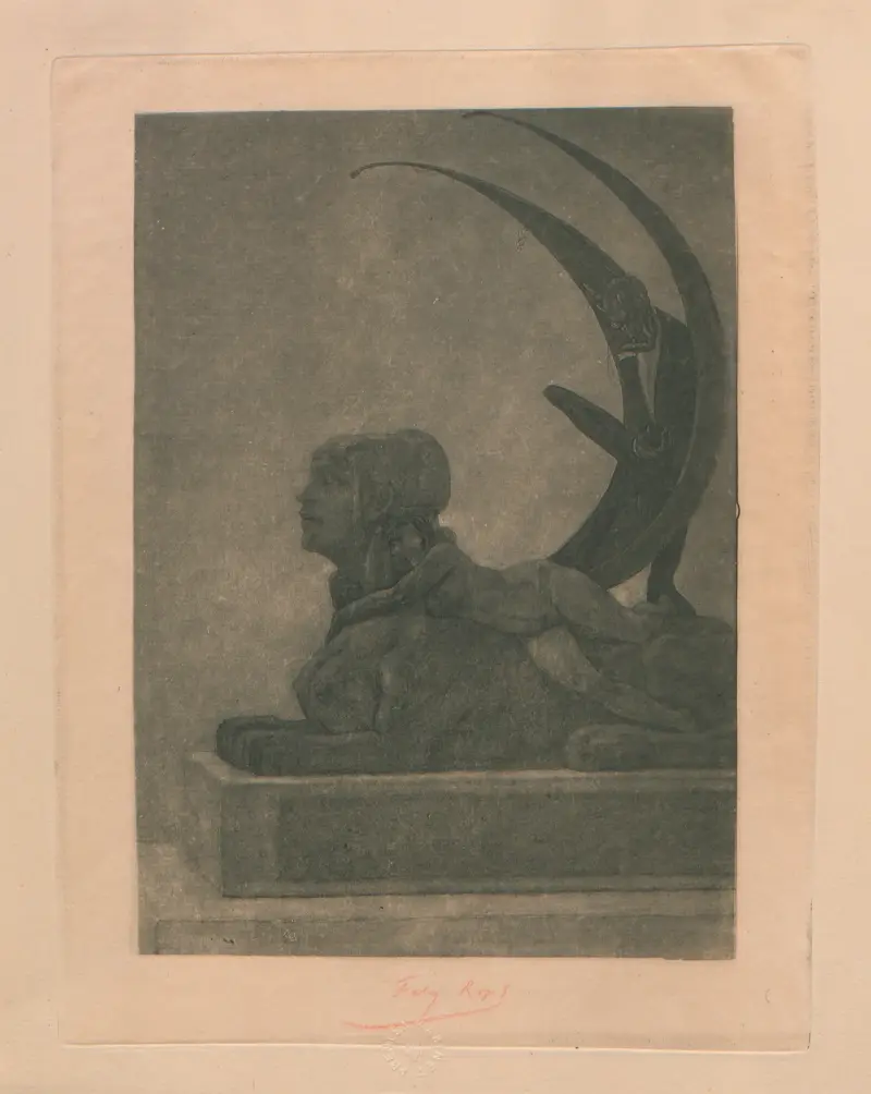 De sfinx av Félicien Rops