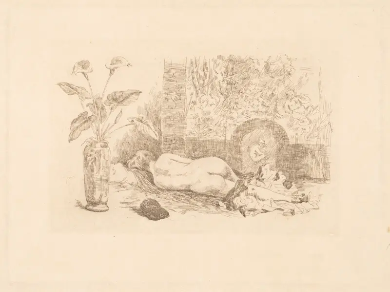 Siestan av Félicien Rops