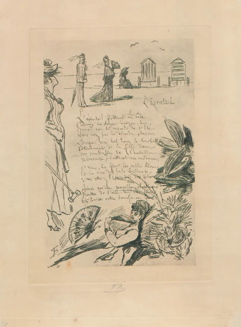 Solfläkten av Félicien Rops