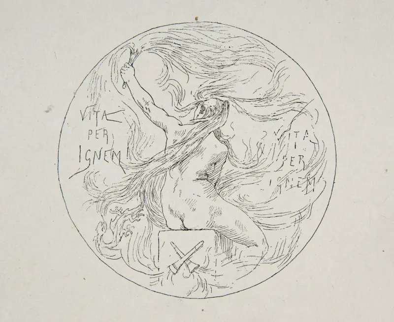 Dum spiro spero! av Félicien Rops
