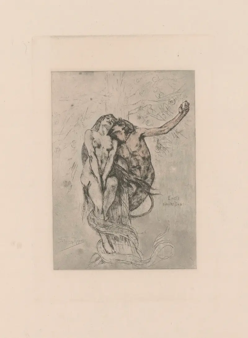 Eritis similes Deo av Félicien Rops