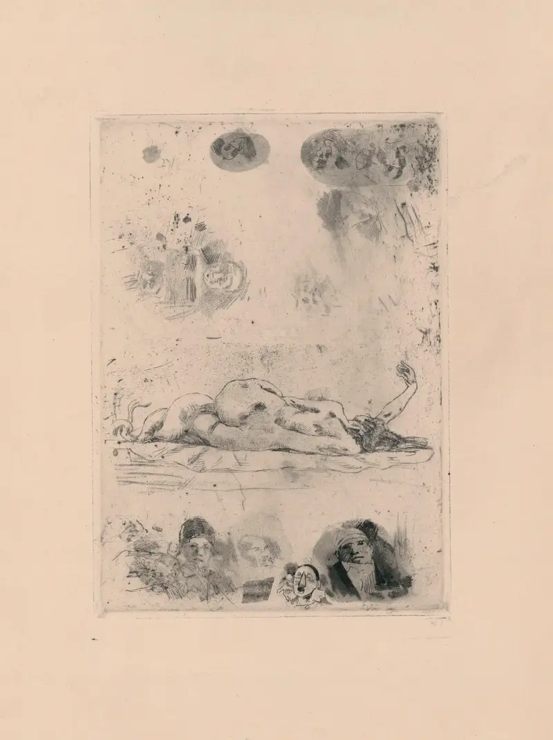 Näckrosblad av Félicien Rops
