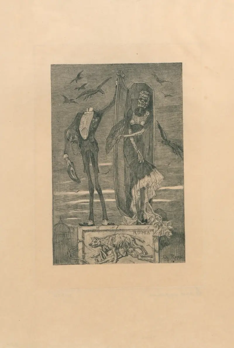 Finis latinorum av Félicien Rops