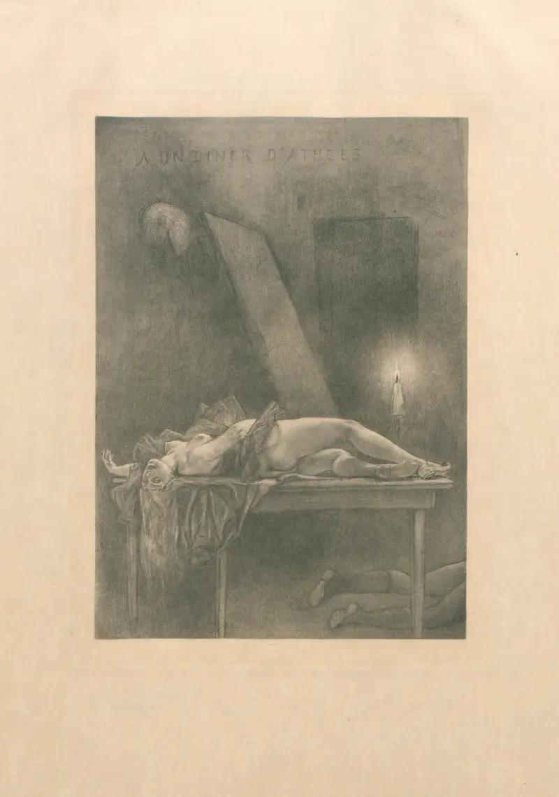 Ateisternas middag av Félicien Rops