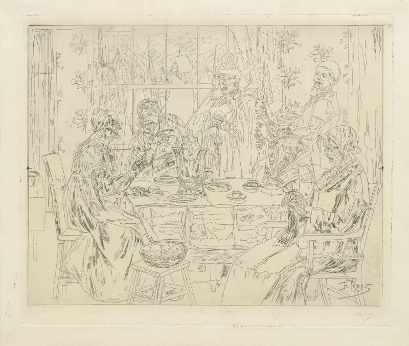 Het schandaal, Félicien Rops