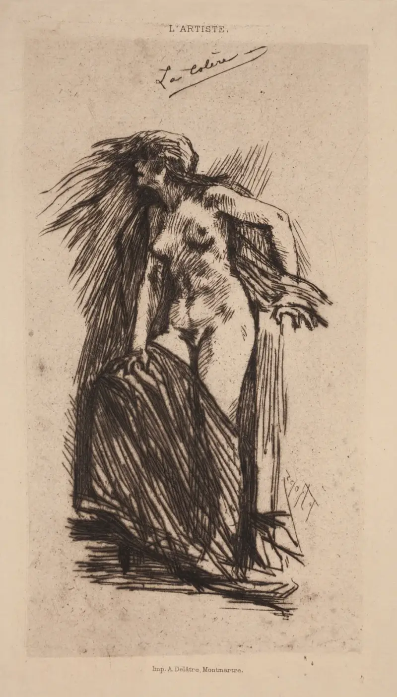 Vreden av Félicien Rops