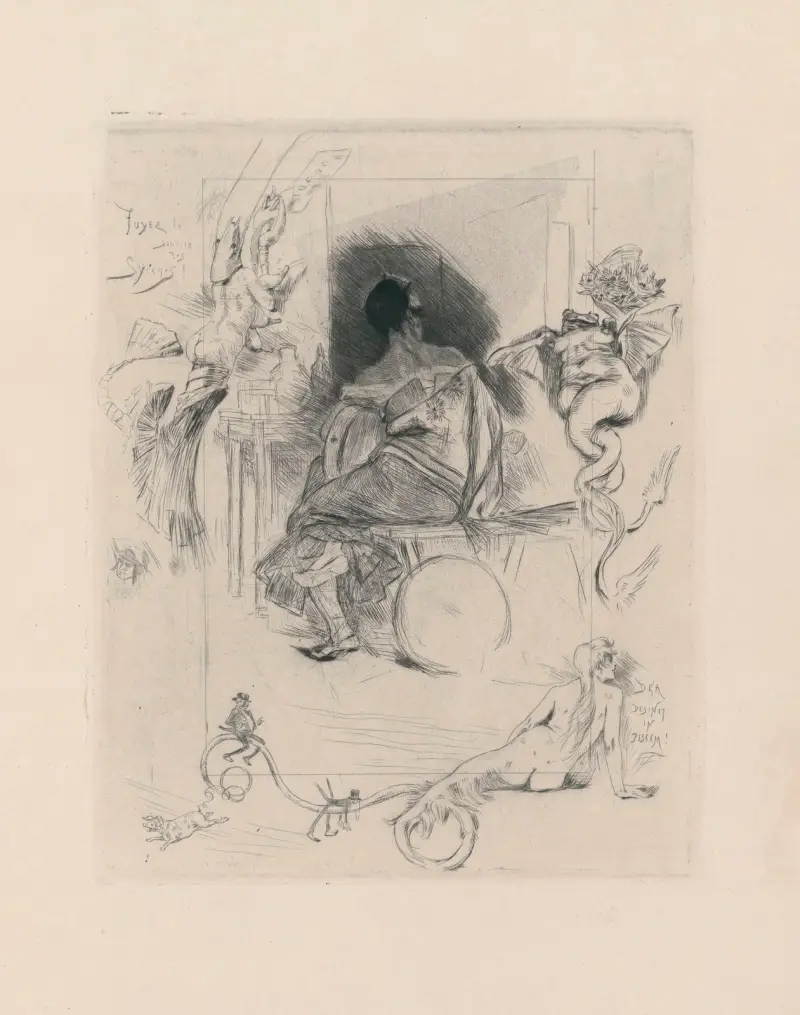 Die letzte Maja von Félicien Rops