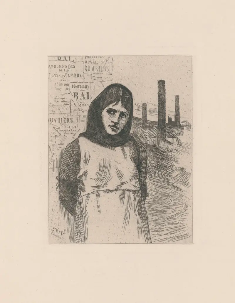 Strejken av Félicien Rops