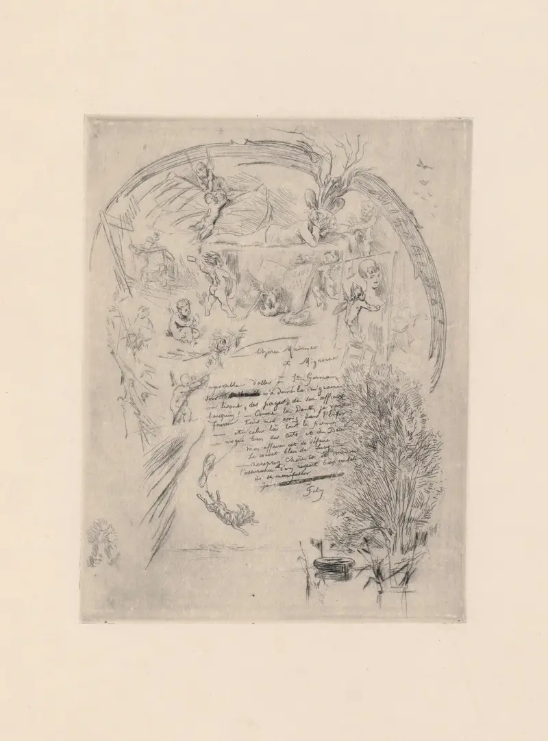 La migraine av Félicien Rops