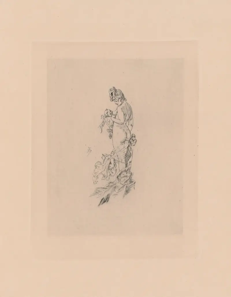 La nourrice au satyrion1890 av Félicien Rops