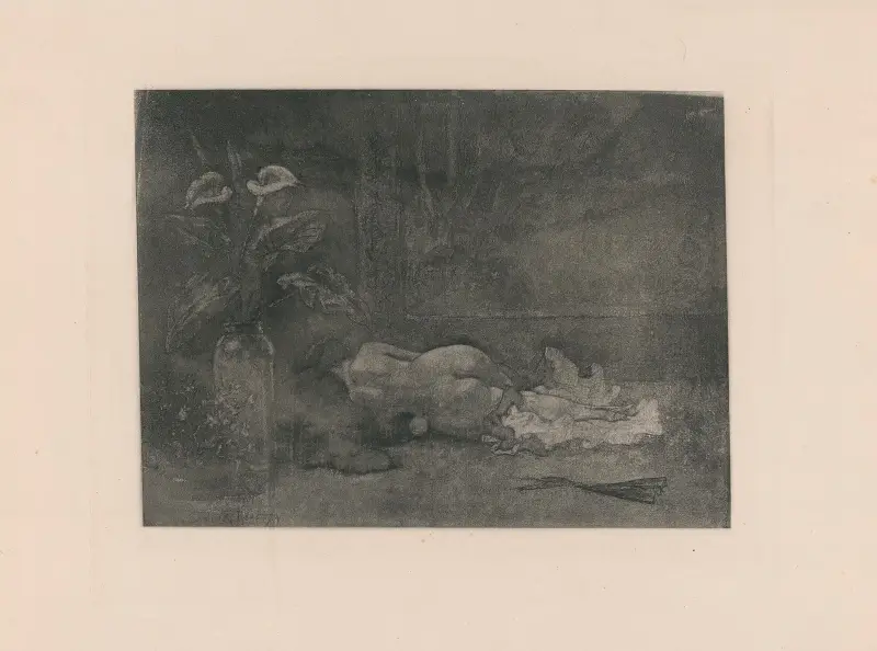Siesta II av Félicien Rops