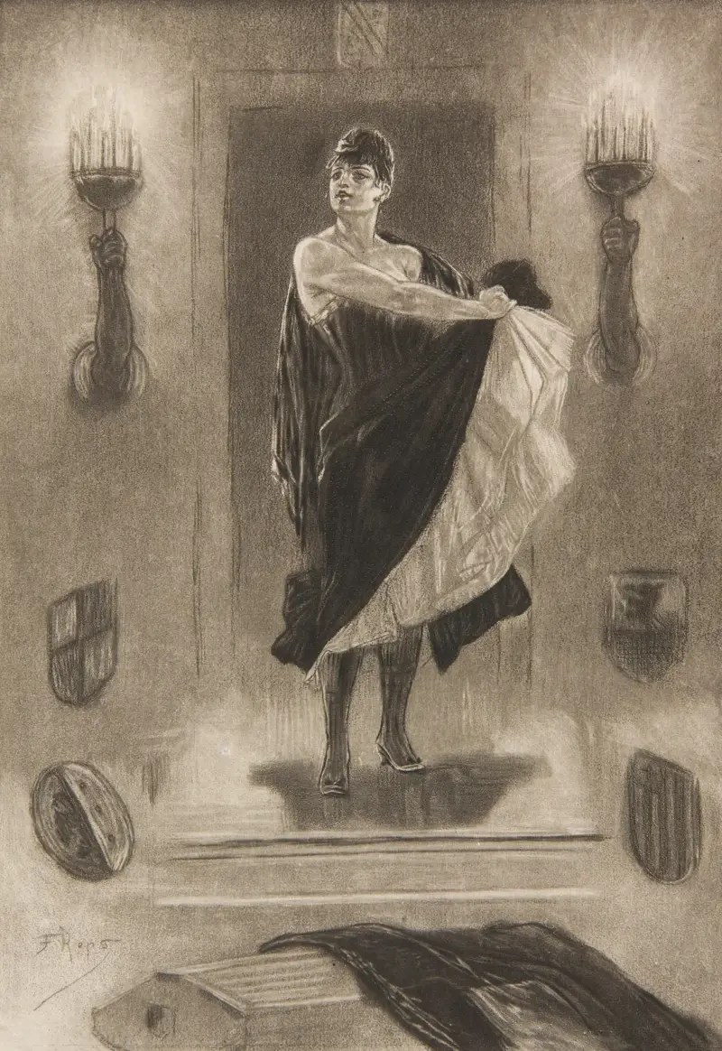 En kvinnas hämnd av Félicien Rops