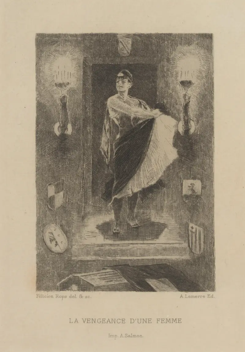 La vengeance d’une femme av Félicien Rops