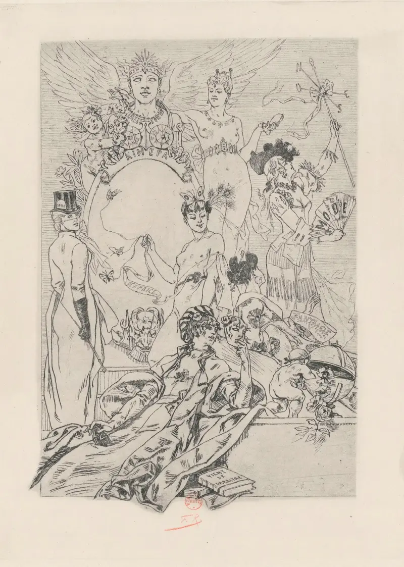 La vie élégante av Félicien Rops