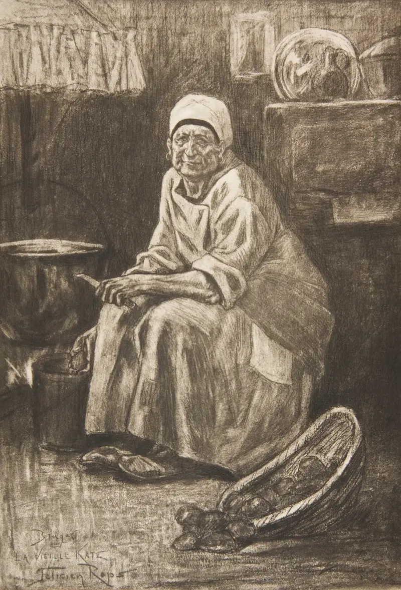 La Vieille Kate av Félicien Rops