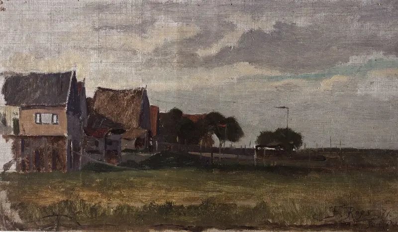 Landskap i Sverige av Félicien Rops