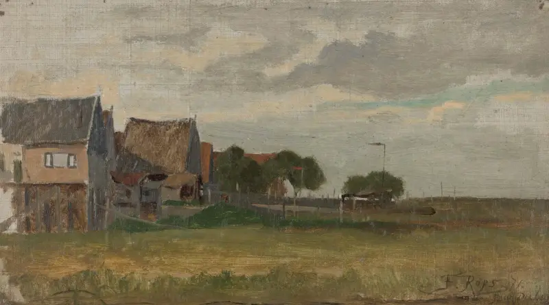 Landskap i Sverige av Félicien Rops
