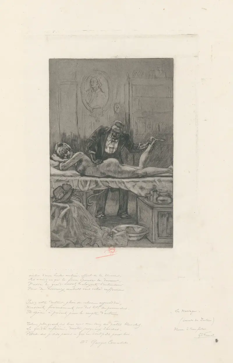Masáž (IV), Félicien Rops