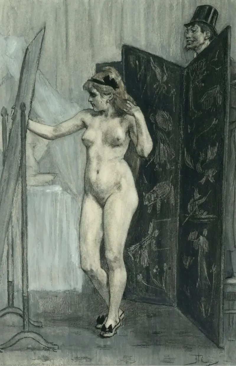 Skärmen av Félicien Rops