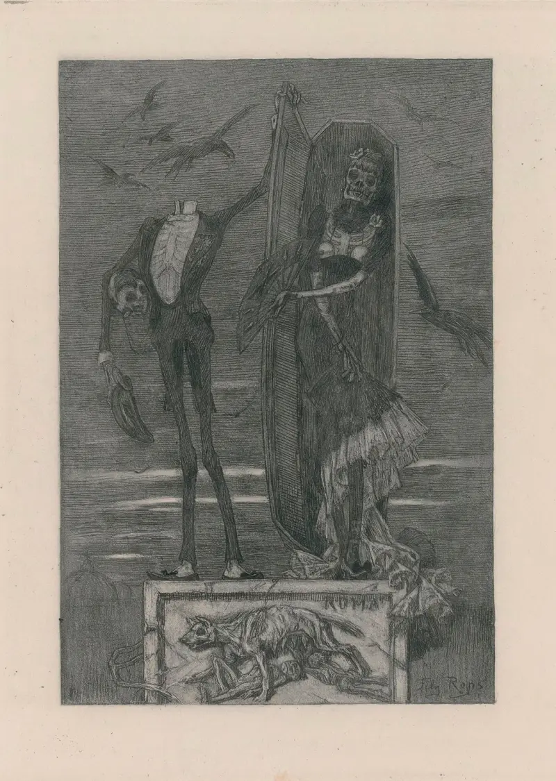 Le vice suprême, Félicien Rops