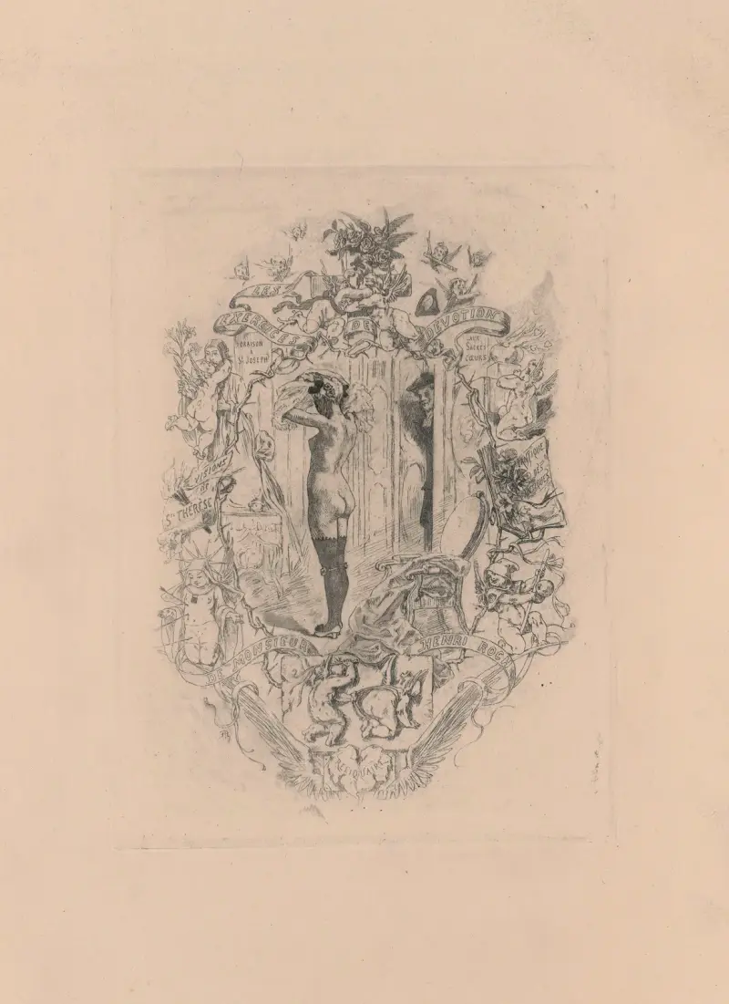 Les exercices de dévotion de Monsieur Henri Roch av Félicien Rops