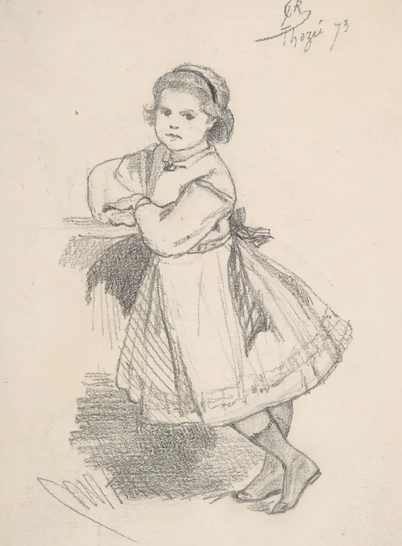 Liten flicka av Félicien Rops