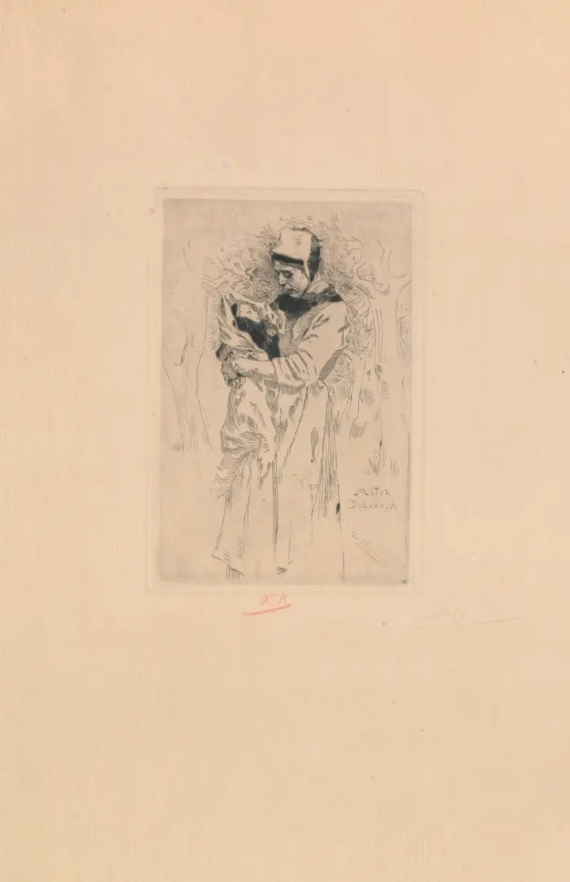 Mater dolorosa av Félicien Rops