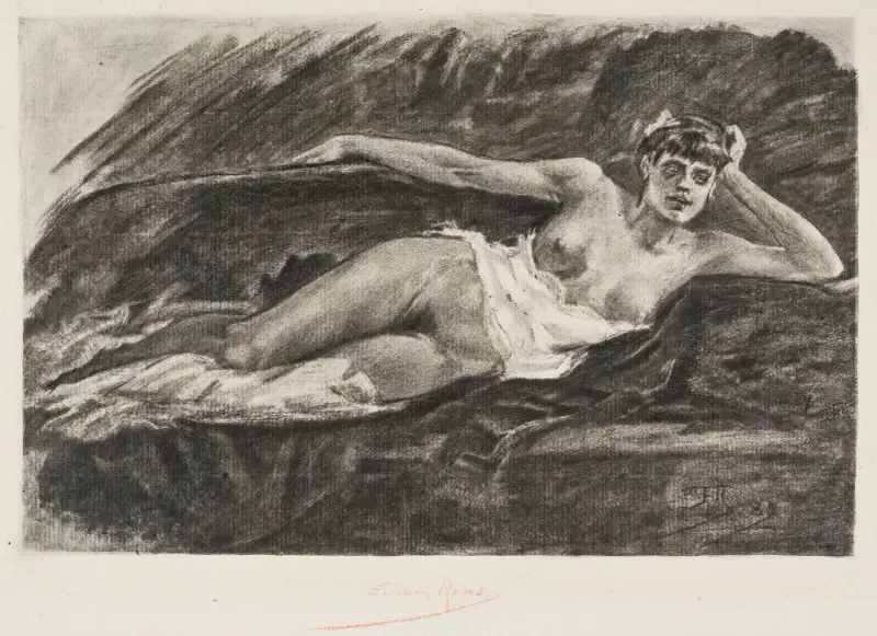 Messalina eller Lassata av Félicien Rops