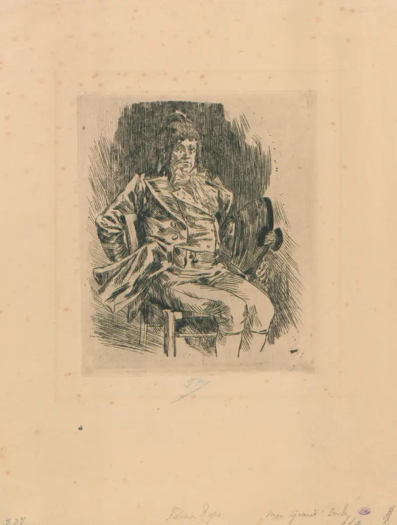 Min farbror av Félicien Rops