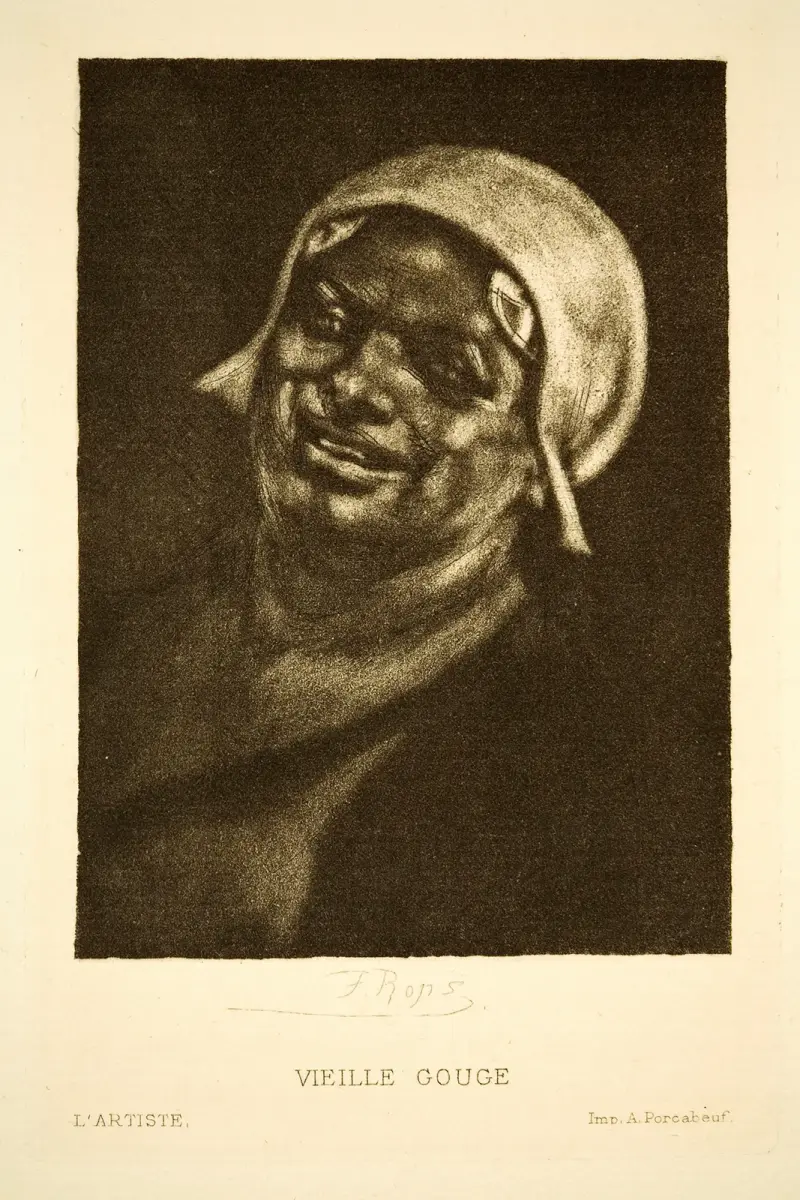 Old Madam av Félicien Rops