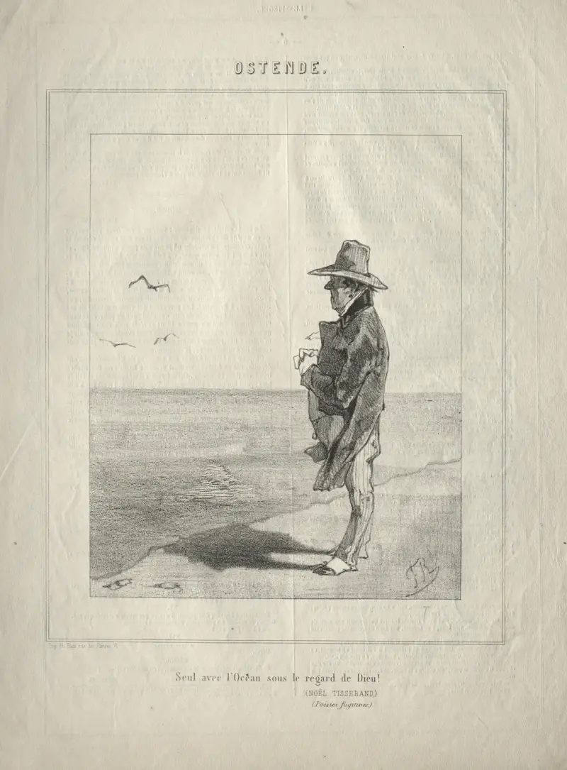 Ostende (Sám s mořem pod Božím zrakem!), Félicien Rops
