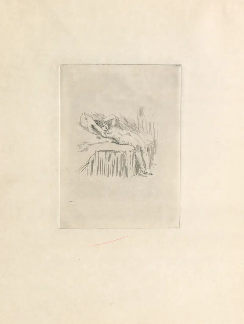 Petit modèle av Félicien Rops